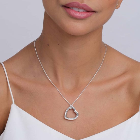 Collar de mujer con colgante de corazón en plata esterlina 925 BICLL021 - Image 2
