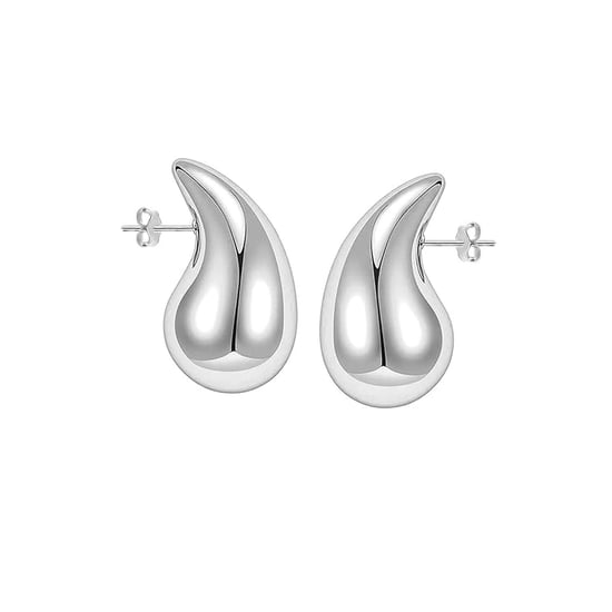 Pendientes Cortos para Mujer en Plata de Ley 925 BIPE058 - Image 1