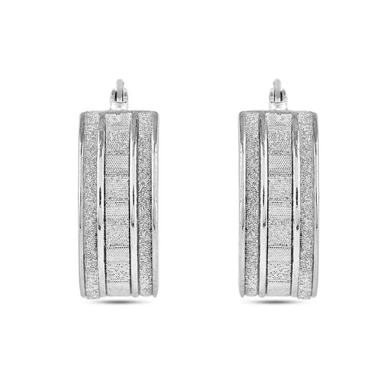 Pendientes de Aro para Mujer en Plata de Ley 925 con Circonitas BIPE088 - Image 5