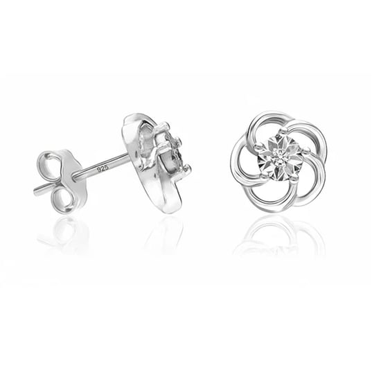 Pendientes de Mujer Flor de Luz en Plata Esterlina 925 BIPE082 - Image 1