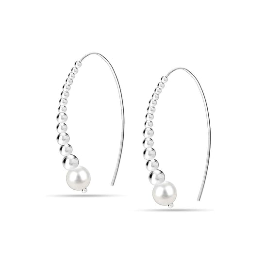 Pendientes de Sirena para Mujeres, Baño de Oro, Plata de Ley 925 BIPE044 - Image 1