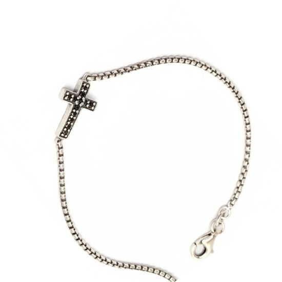 Pulsera Cruz Veneciana para Mujeres “Alma Negra” en Plata de Ley 925 BIPU002 - Image 1