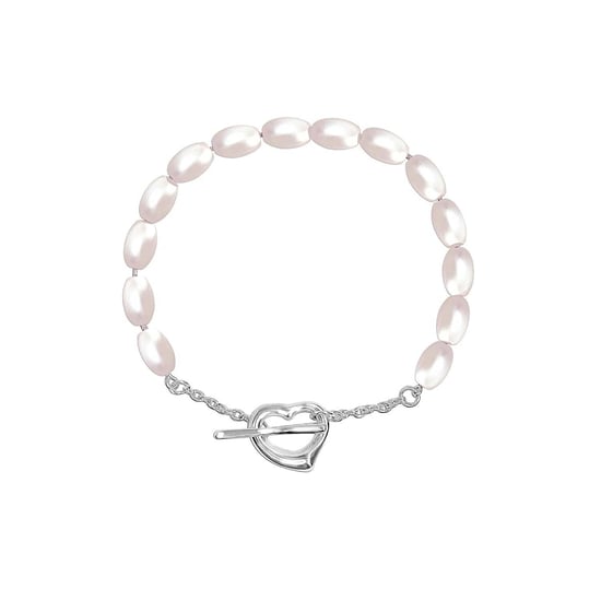 Pulsera de Mujer con Perlas Ovaladas en Plata Esterlina 925 BIPU018 - Image 1