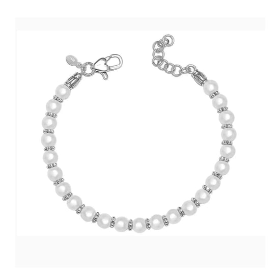 Pulsera de Perlas para Mujer con Circonitas en Plata Esterlina 925 BIPU001 - Image 1