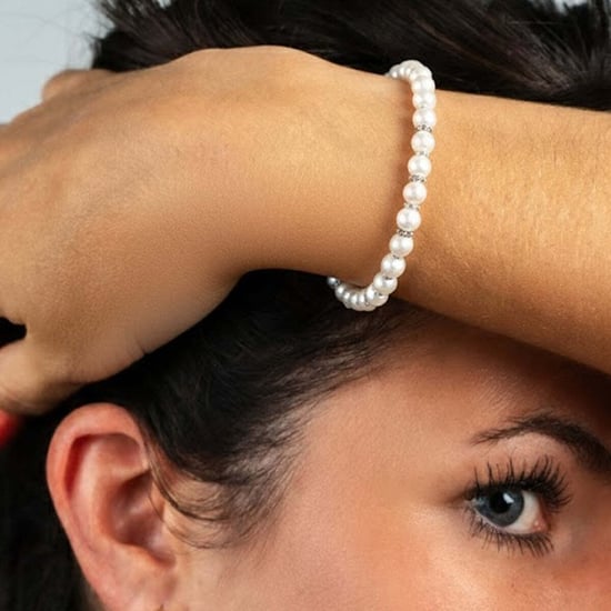 Pulsera de Perlas para Mujer con Circonitas en Plata Esterlina 925 BIPU001 - Image 3