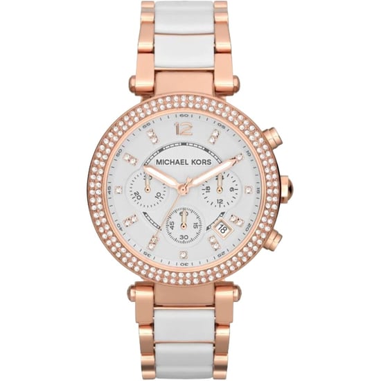 Michael Kors MK5774 Parker Chronograph Two-Tone Ladies Watch - Image 1