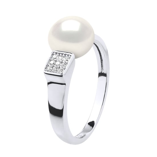 Joyería de perlas de agua dulce ajustable de anillo 9-10 mm dorado 925 - Image 1