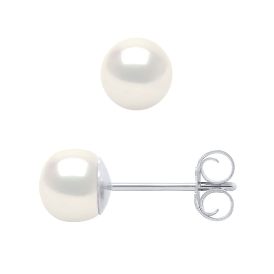 Pendientes Pearl Freshwater 5-6 mm Negro 925 - Image 1