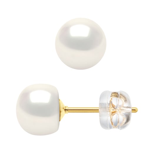 PARAS PARADOS PERLAS Culturadas 6-7 mm White Natural Yellow Gold Captive - Image 1