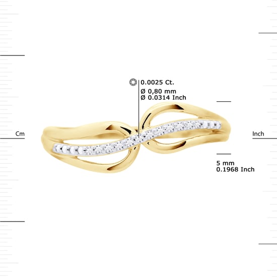 Wave Alliance Diamonds 0.030 CTS Oro blanco - Image 3