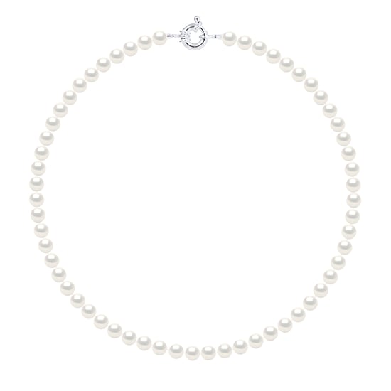 Collar Pearl Black Rang Ring de 6-7 mm Marino 925 - Image 1