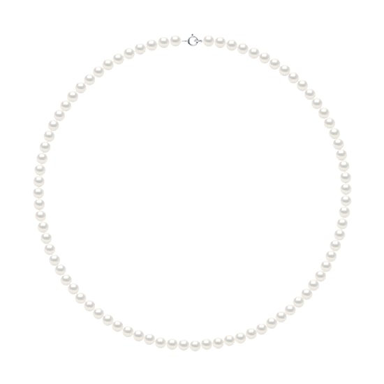 Collar Pearl de agua dulce Rango Negro 5-6 mm Curo 925 - Image 1