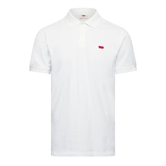 Polo Slim Housemark de Levis para Hombre en Blanco Brillante - Image 1