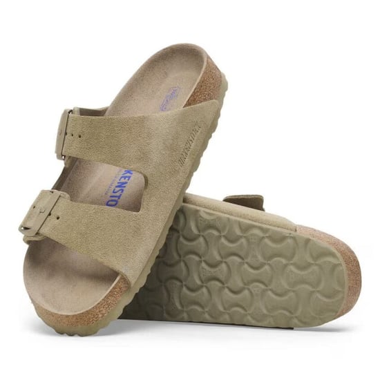 CHANCLETAS Arizona Suede Leather VERDE - Image 6
