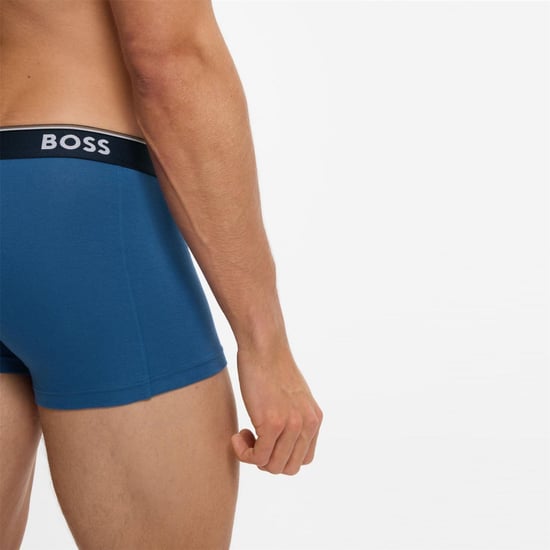 Bóxer Power Boss Pack para Hombre en Azul Abierto - Image 3