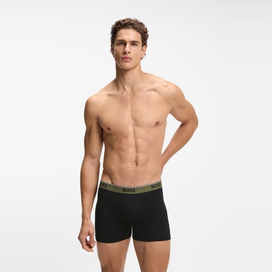 Boxer para Hombre Boss 3p Powe en Negro - Image 4