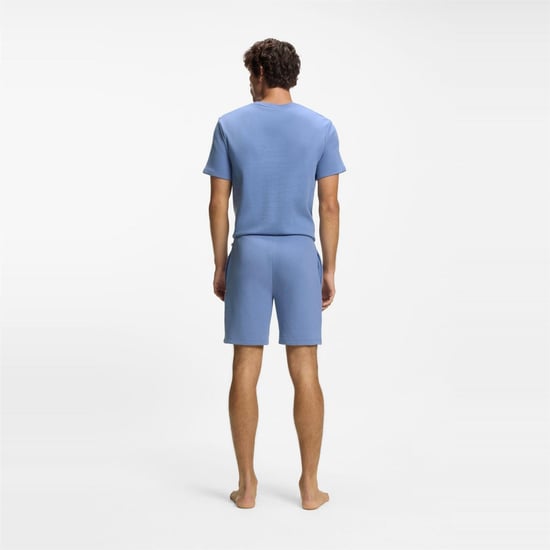 Pantalones Cortos Waffle para Hombre Boss en Azul Claro/Pastel - Image 3