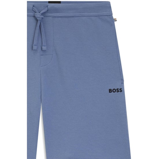 Pantalones Cortos Waffle para Hombre Boss en Azul Claro/Pastel - Image 6