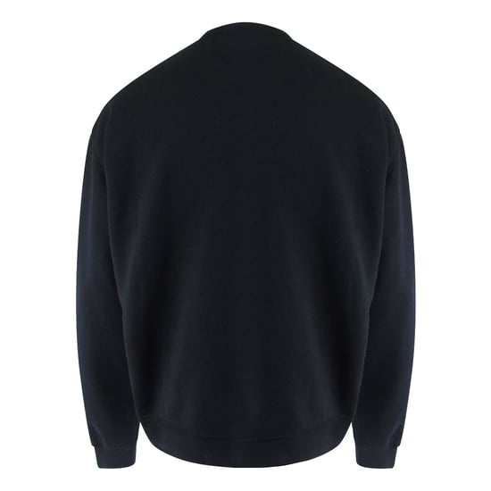 Jersey Negro Con Logo De Marca En Contraste De Dsquared2 - Image 2
