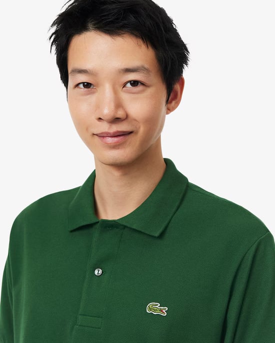 Polo Lacoste SS L1212 Classic fit Polo Verde - Image 3