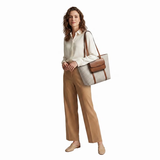 Bolso Tote 2 en 1 para Mujeres Jet Set Travel Set Grande de Mano y Bandolera 35S6GTVT3B - Image 3