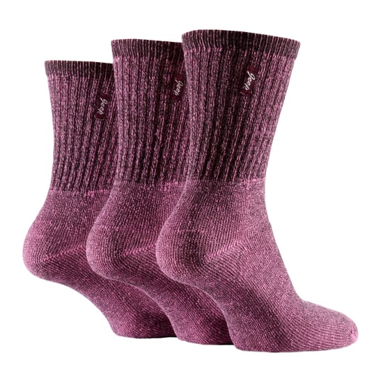 6 Pares de Calcetines de Bota para Dama de Algodón Rico | Calcetines de Senderismo Vintage Transpirables - Image 3