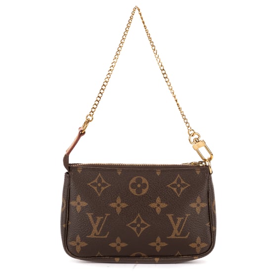 Louis Vuitton Mini Pochette Accessoires Mini en  marrón Lienzo recubierto - Image 5