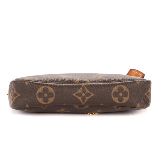 Louis Vuitton Mini Pochette Accessoires Mini en  marrón Lienzo recubierto - Image 6