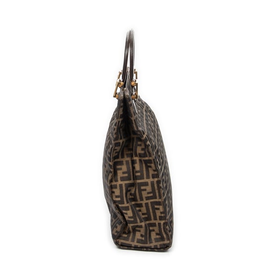 Fendi Vertical Tote en marrón Lienzo - Image 4
