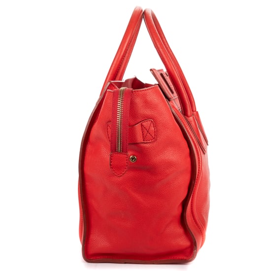 Celine Mini Lugagge Bag Mini en Red Cuero de ternero - Image 3