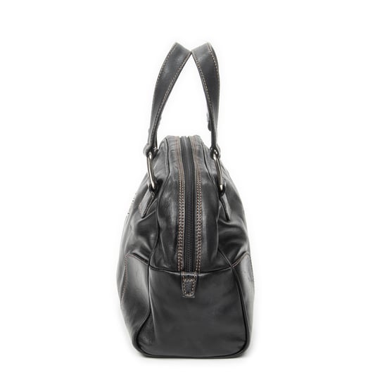 Loewe Vintage Anagram Dome Tote en negro Cuero de ternero - Image 3