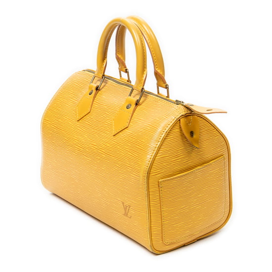 Louis Vuitton Speedy 25 en  amarillo Cuero de ternero - Image 2