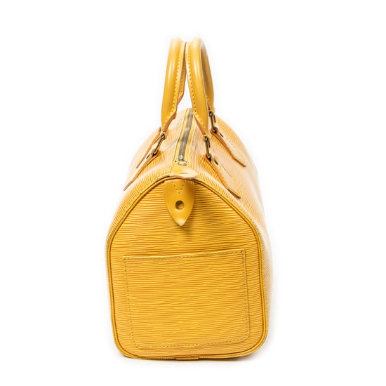 Louis Vuitton Speedy 25 en  amarillo Cuero de ternero - Image 3