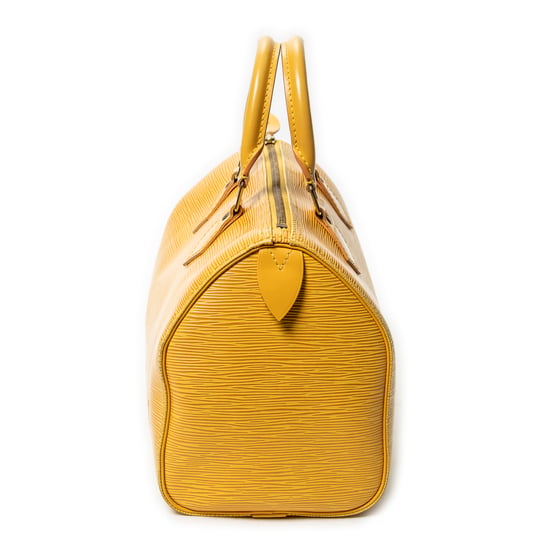 Louis Vuitton Speedy 25 en  amarillo Cuero de ternero - Image 4