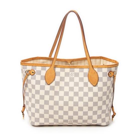 Louis Vuitton Neverfull PM en marfil Lienzo recubierto - Image 1