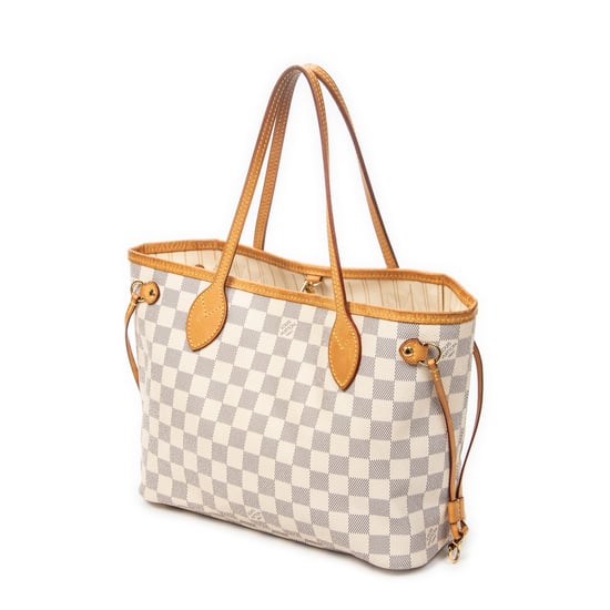 Louis Vuitton Neverfull PM en marfil Lienzo recubierto - Image 2