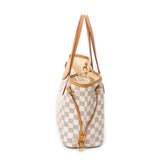 Louis Vuitton Neverfull PM en marfil Lienzo recubierto - Image 3