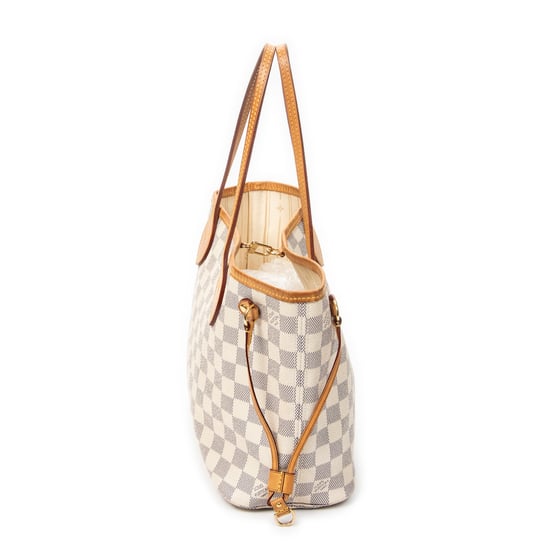 Louis Vuitton Neverfull PM en marfil Lienzo recubierto - Image 4