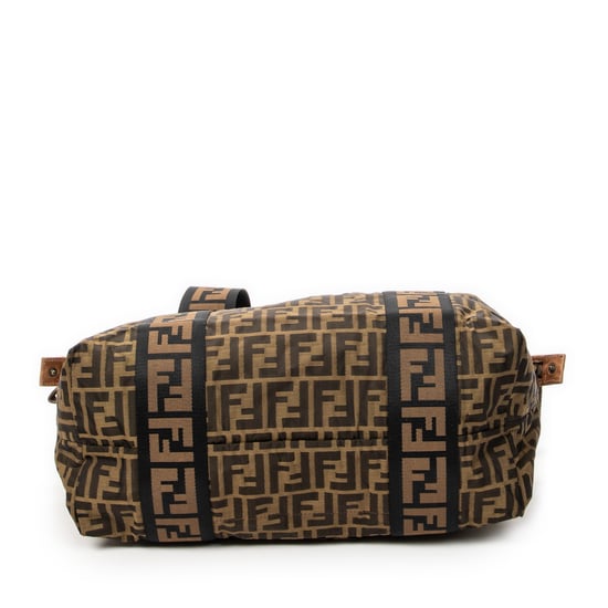 Fendi Medium Zip Tote en beige Lienzo - Image 6
