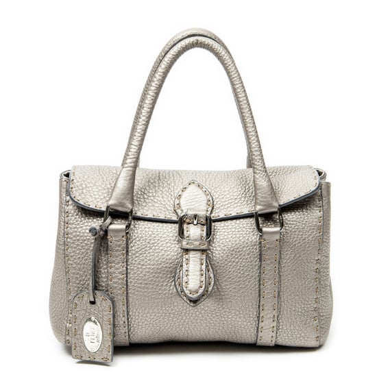 Fendi Mini Linda en gris Cuero de ternero - Image 1