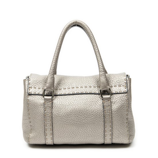 Fendi Mini Linda en gris Cuero de ternero - Image 5