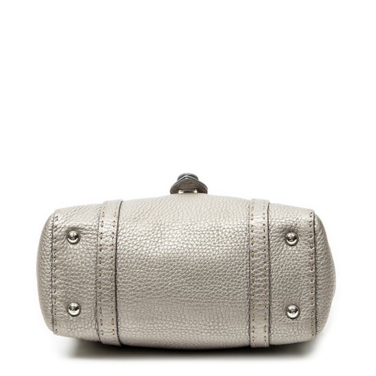Fendi Mini Linda en gris Cuero de ternero - Image 6