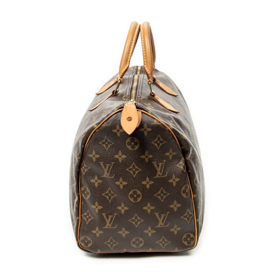 Louis Vuitton Speedy 35 en marrón Lienzo recubierto - Image 3
