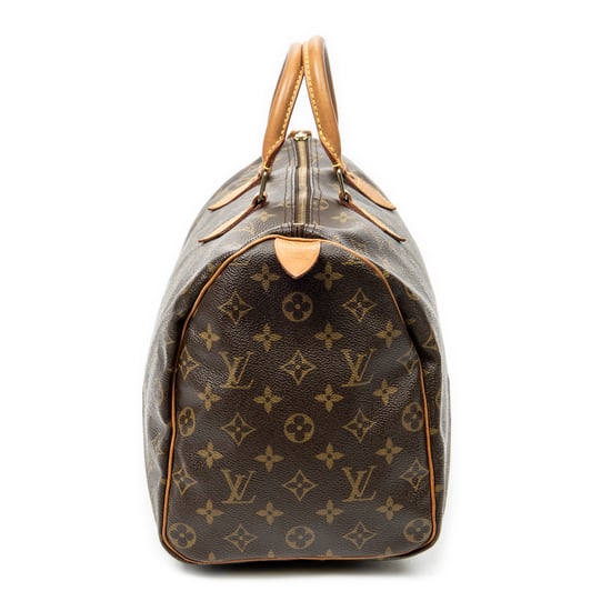 Louis Vuitton Speedy 35 en marrón Lienzo recubierto - Image 4