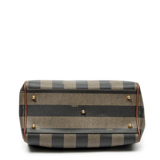 Fendi Small Boston en marrón Lienzo recubierto - Image 6