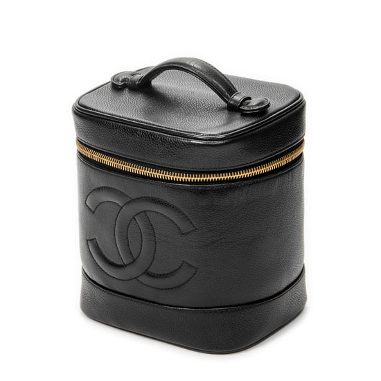 Chanel Timeless Tall Vanity Case en negro Cuero de ternero - Image 2