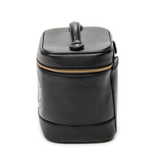 Chanel Timeless Tall Vanity Case en negro Cuero de ternero - Image 3