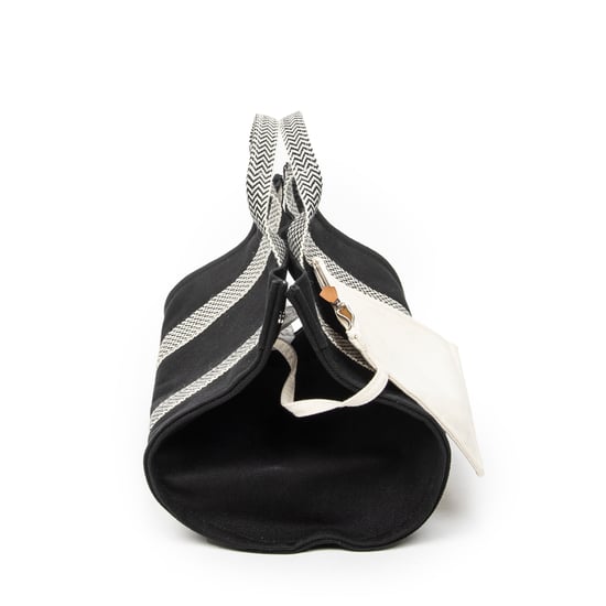 Hermès Cannes Tote PM en negro Lienzo - Image 3