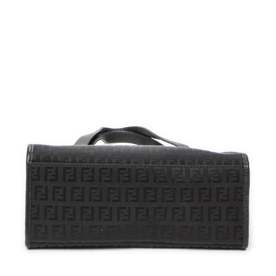 Fendi Mini Shopping Tote en negro Lienzo - Image 6