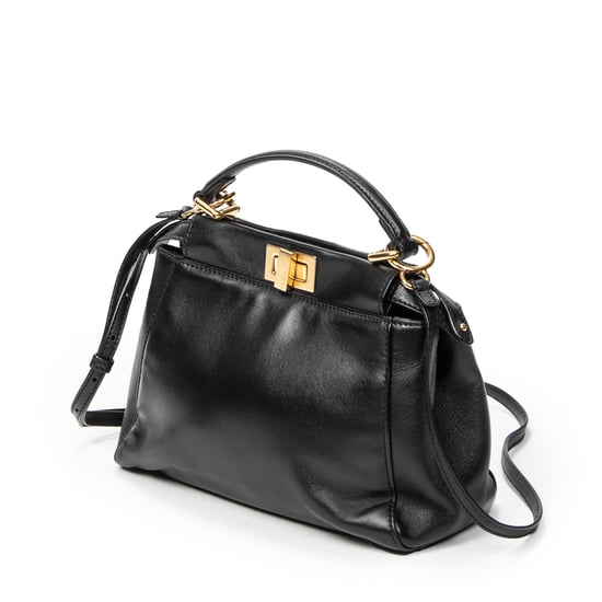 Fendi Mini Peekaboo en negro Cuero de ternero - Image 2